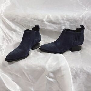 Alexander Wang Navy Ankle Boots